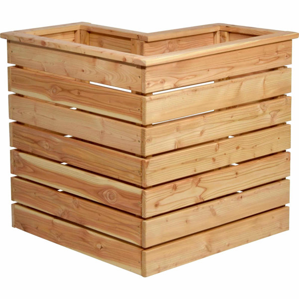 Natur Pur Corner raised bed, Douglas fir Wayfair.co.uk